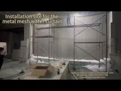 Perkenalkan Tirai Jaring Logam Spiral Dengan Lubang Berlian Untuk Pembagian Ruang Untuk Anda