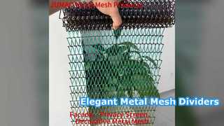 Eksterior Interior Pembatas Ruangan Wire Mesh Arsitektur Fasad Bangunan