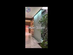 Tirai Air Jaring Logam Air Mengalir Jernih