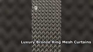 Jaring Cincin Logam Stainless Steel | Tirai Chainmail Dekoratif Arsitektur