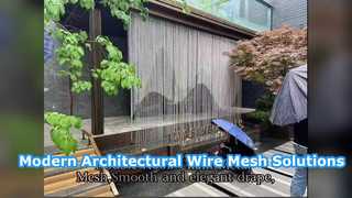 Solusi Arsitektur Wire Mesh Dekoratif Modern