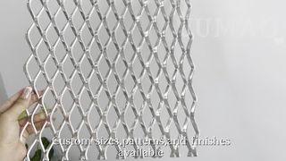 Mesh Logam Modern untuk Fasad Bangunan