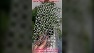 Layar Privasi Luar Ruangan Wire Mesh Arsitektur Mesh Dekoratif