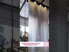 Privasi Layar Air Tirai Jaring Logam Tirai Air Pembatas Ruangan