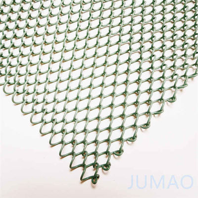 Tirai Metal Mesh Baja Berwarna Hijau