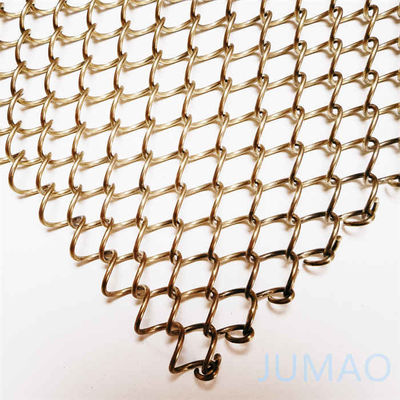 Arsitektur Metal Mesh Tirai Layar Untuk Restoran Pintu