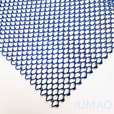 Hotel Lobby Metal Mesh Drapery Fabric Curtain Space Divider