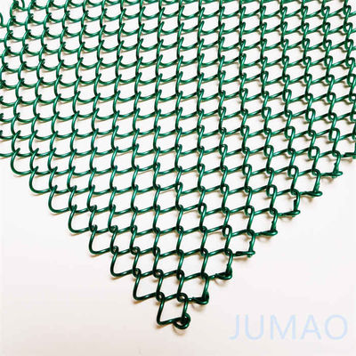 Aluminium Wire Metal Mesh Tirai Dekorasi Arsitektur Drapery