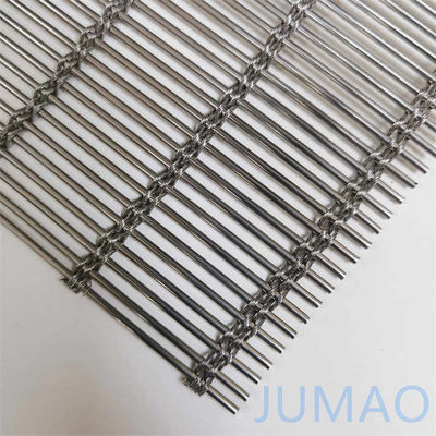 SS304 Mesh Cladding Panels Screen Facades Arsitektur