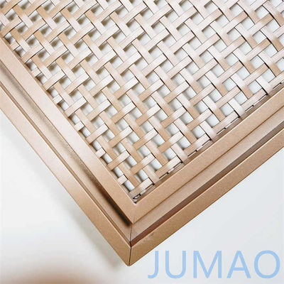 OEM Dekoratif Mesh Room Divider Arsitektur Wire Mesh Panel Untuk Restoran