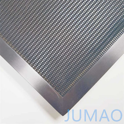 Perunggu Ruang Divider Mesh Dekoratif Metal Mesh Screen 1x3