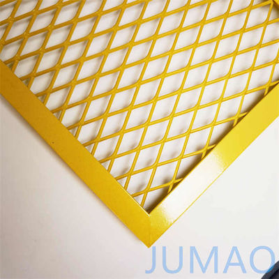 Kuning Arsitektur Expandable Metal Lath Panel Room Divider