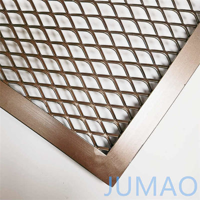 Diamond diperluas Mesh Panel diperluas Steel Grill Grate Untuk Walkway Handrails