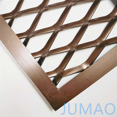 Bangunan Cladding Arsitektur Lembar Mesh Metal diperluas OEM