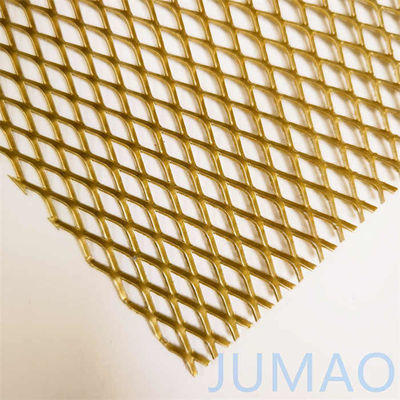 Fluorocarbon Coating Arsitektur Metal Expanded Extruded Metal Mesh