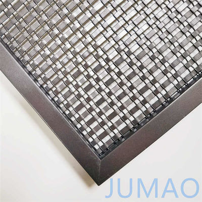 Privasi Crimped Metal Wire Mesh Kamar Divider Panel ODM
