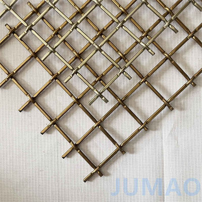 Berbagai Warna Dekorasi Arsitektur Mesh Elegant 1m Kira-kira. 1-6mm