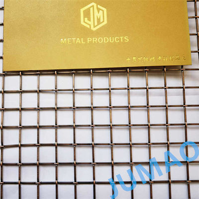 Warna yang dapat disesuaikan dan permukaan Hiasan Wire Mesh Untuk pagar balkon