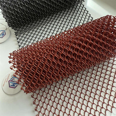 SS 304 Aluminium Dekoratif Mesh Sempurna Untuk Restoran Hotel Club