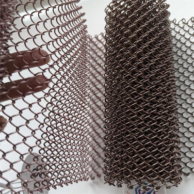 Langit-langit Metal Mesh Baja Rinsless Berbagai Ukuran 0,8mm Untuk 3mm Untuk Langit-langit Stylish tahan lama