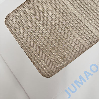 Hightop Arsitektur Keamanan Kaca Wire Mesh Panel Dekoratif Untuk Pintu