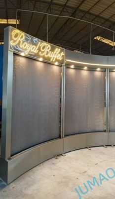 Fitur Air Arsitektur Inovatif Layar Mesh Meningkatkan Aliran Air