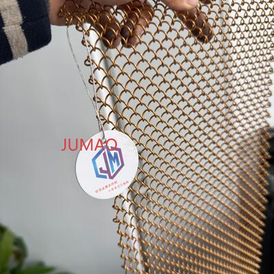 Jaring Logam Dekoratif Spiral Jaring Arsitektur Dalam Ruangan Logam Jaring Tenun