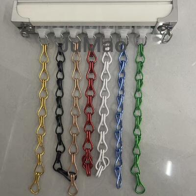 Wire Diameter 18mm Atau 20mm Langit-langit dipasang Metal Chain Link Tirai Heavy Duty Metal Mesh Tirai Cocok untuk Gudang