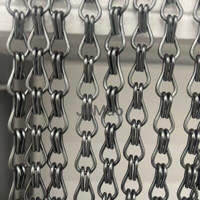 Gorden Rantai Aluminium Gorden Rantai Link Logam Tahan Suhu Minus 40 Celsius Sampai 200 Celsius Dirancang untuk Cocok dengan Ruang
