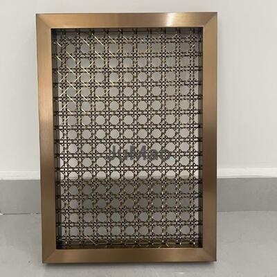 Transparansi 20 sampai 80 persen Mesh Metal Dekoratif Terbuat dari SS 304 316 dan 316L Sempurna untuk hiasan langit-langit dan panel dinding