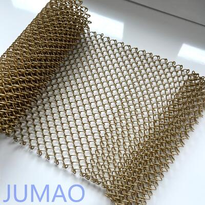 Tirai Jaring Logam Konstruksi Baja Tahan Karat Tahan Lama untuk Dekorasi Kantor dan Rumah