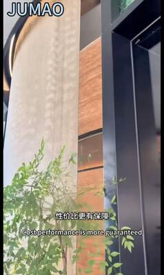 Tirai air 304 stainless steel dengan cascade vertikal seragam tahan karat dan mudah dipasang untuk dekorasi luar ruangan dalam ruangan